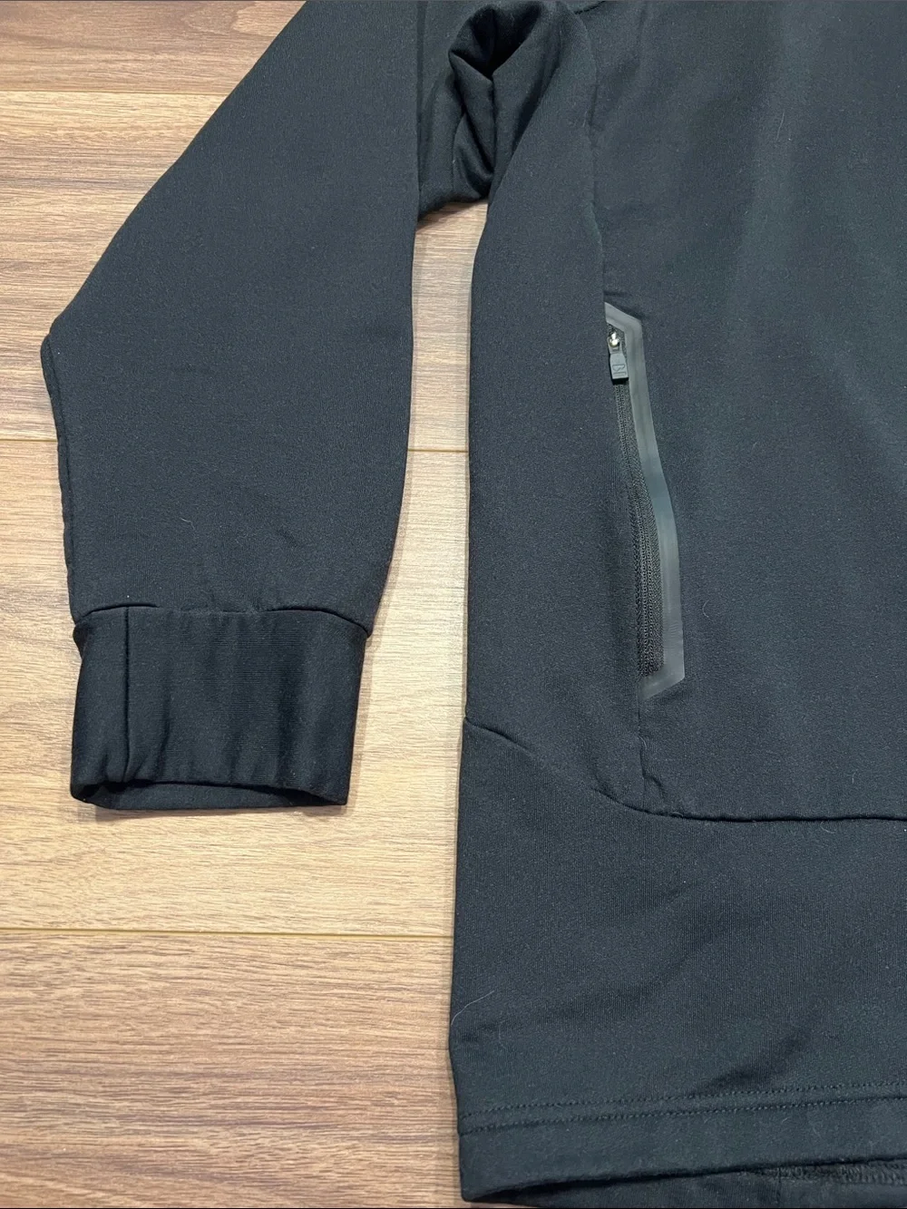 Mons Royale Nevis Merino Fleece Jacket in Black Size XXL